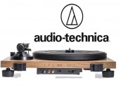 Audio Technica AT-LPW40WN | Tocadiscos con Brazo de Carbono y cápsula VM95E - Color Madera